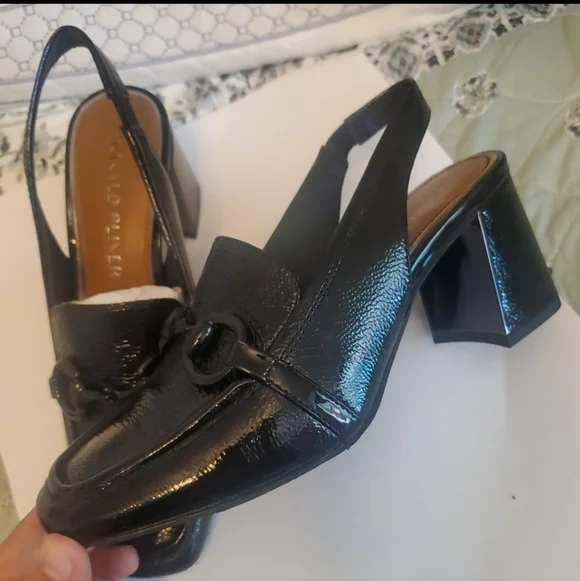 Donald J. Pliner Black Loafers - Picture 6 of 9